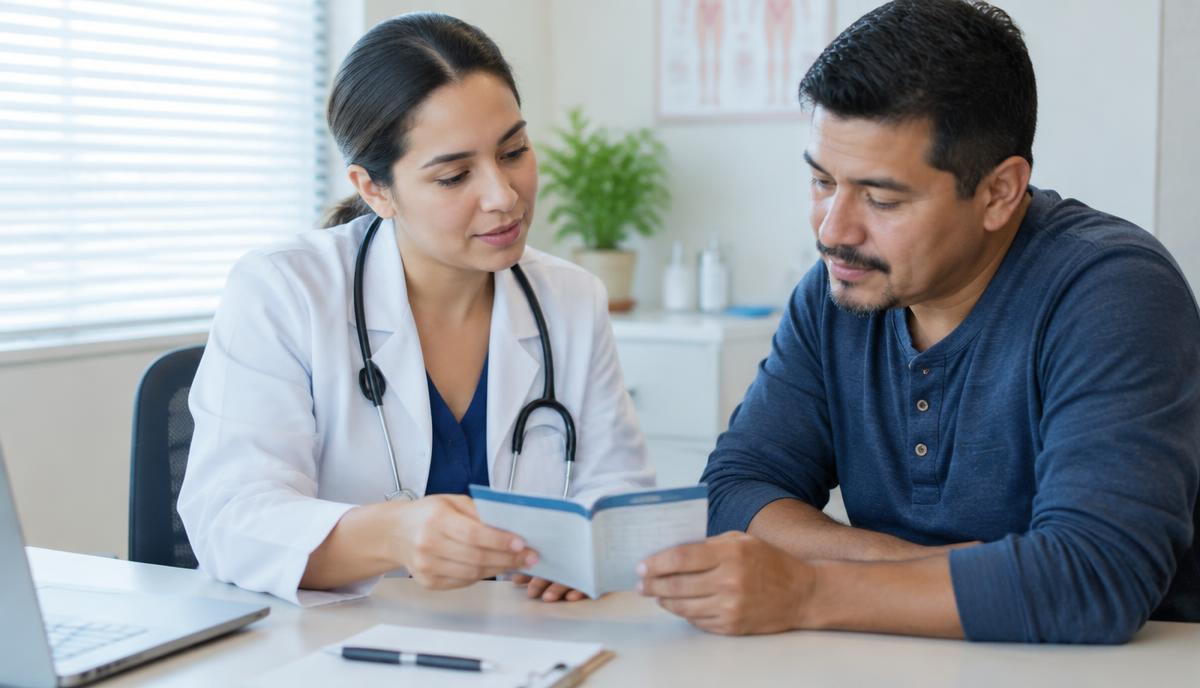 Revisión del historial de vacunación durante el examen médico de inmigración